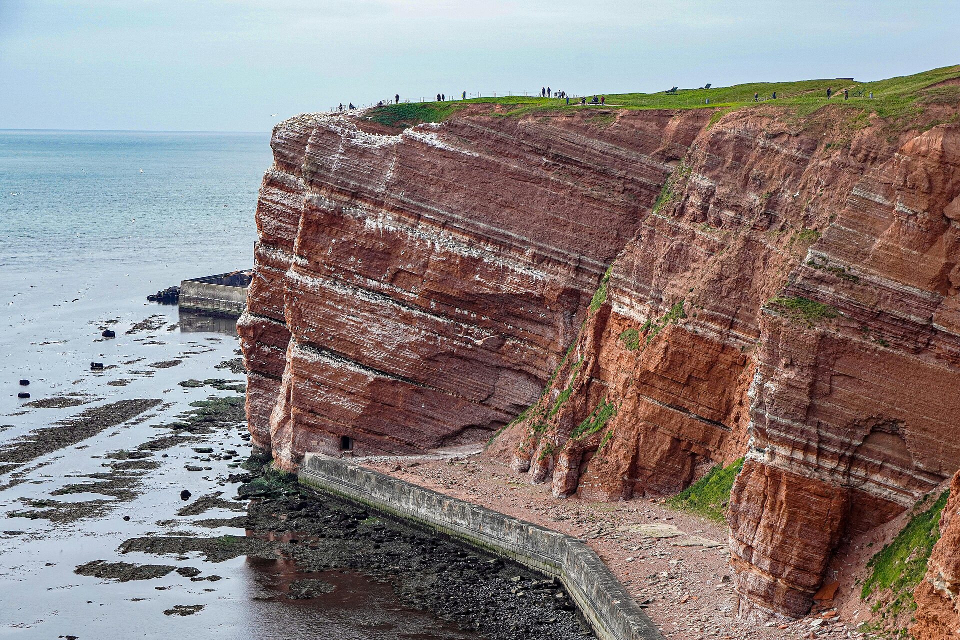 Felsenküsten in Helgoland